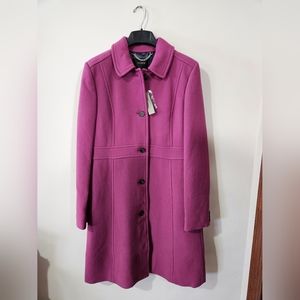 NWT J Crew Lady Day Coat with Thinsulate in Fresh Raspberry - size 12